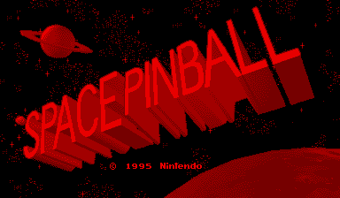 Space Pinball (Prototype) Title Screen